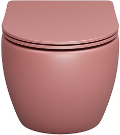 Grossman Унитаз подвесной Color GR-4455PIMS розовый матовый – фотография-2