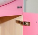 Misty Тумба с раковиной Джулия 75 прямая розовая – фотография-16