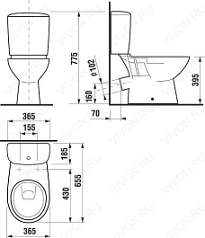 Jika Унитаз-Компакт "Olymp" 2261.4 – фотография-2