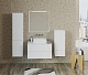 Mixline Мебель для ванной Виктория 80 подвесная белая софт – фотография-16