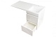 Style Line Тумба с раковиной подвесная Даллас 100 Люкс R, белая PLUS – фотография-17