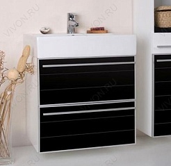  Тумба с раковиной "Ginza" черная – фотография-3