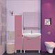 Misty Зеркало для ванной Джулия 85 розовое – фотография-8
