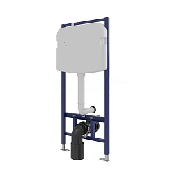 Teymi Унитаз подвесной Vitra Pro T40806 с инсталляцией Aina 1220067 с кнопкой Ellie T70024WM – фотография-5