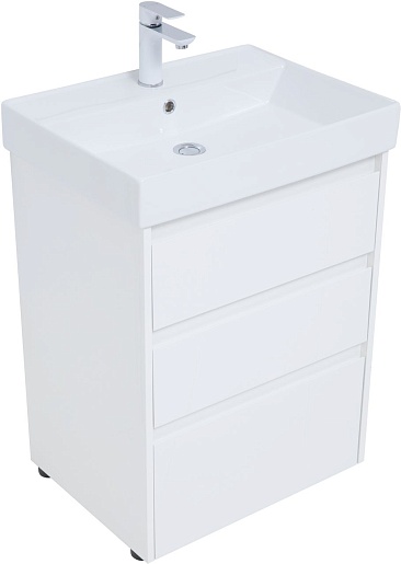 Aquanet Мебель для ванной Nova Lite 60 белая глянцевая – картинка-3