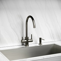 Sancos Смеситель для кухни Taper вороненая сталь SC4012GG – фотография-4