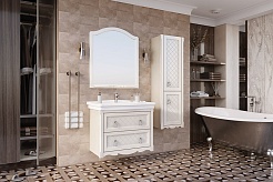 ASB-Woodline Тумба под раковину Верано 85 слоновая кость – фотография-2