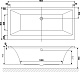Excellent Акриловая ванна Pryzmat Lux 180x80 – фотография-8