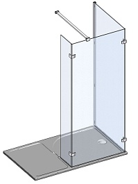Roltechnik Душевое ограждение WALK D/1500 – фотография-3