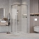 Grossman  Душевой уголок Galaxy 70x70x195 профиль хром стекло шиншилла – картинка-14