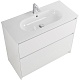 BelBagno Мебель для ванной Kraft 100 напольная Bianco Opaco с раковиной LOV-1000-LVB – фотография-21