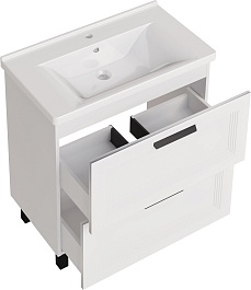 ASB-Mebel Тумба под раковину София 60 белая матовая – фотография-2