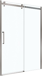 BelBagno Душевая дверь в нишу Marino MARINO-2-BF-1-150-C-GM 150x195 профиль оружейная сталь стекло прозрачное – фотография-1