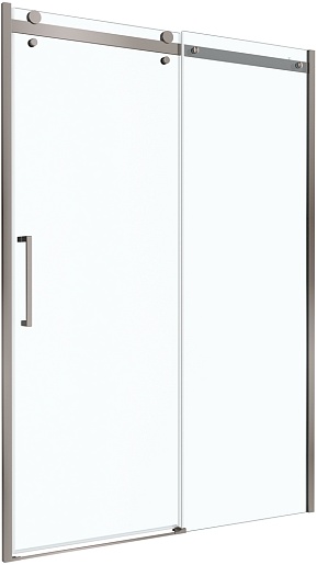 BelBagno Душевая дверь в нишу Marino MARINO-2-BF-1-150-C-GM 150x195 профиль оружейная сталь стекло прозрачное – фото-1