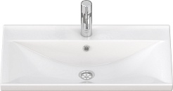 Velvex Тумба с раковиной Edge 700-0-2 графит – фотография-8