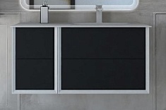 Cezares Тумба с раковиной Bellagio 106 R grafite раковина 50214