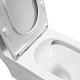 Azario Унитаз-моноблок Vally AZ-80687 безободковый с бачком с сиденьем микролифт белый – картинка-26