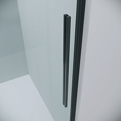 Grossman  Душевой уголок Galaxy 120x70x195 профиль графит сатин стекло прозрачное – фотография-2