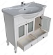ASB-Woodline Мебель для ванной Флоренция 85 патина, витраж, массив ясеня – фотография-13