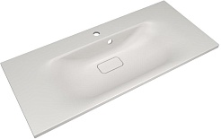 Style Line Тумба с кварцевой раковиной жасмин Остин 100 тауп темный – фотография-3