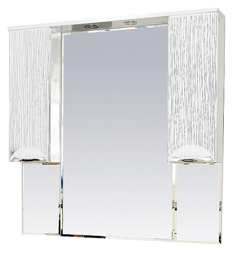 Misty Зеркальный шкаф Лорд 105 белый – фото, картинка, фотография-1