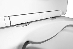 Azario Унитаз-компакт Anteo Round AZ-1219A безободковый с бачком с сиденьем микролифт белый – фотография-13