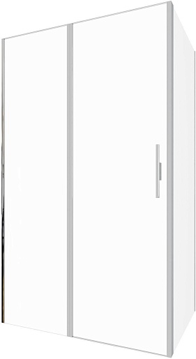 Allen Brau Душевой уголок Priority 120x80 3.31008.BA/3.31014.BA серебро браш – фото-1