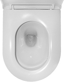 Azario Унитаз подвесной Eclat AZ-2381-A безободковый белый – фотография-11