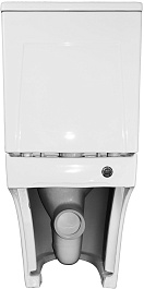 Azario Унитаз-компакт Berton AZ-6093 безободковый с бачком с сиденьем микролифт белый – фотография-7