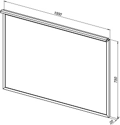 Allen Brau Зеркало Priority 100 1.31017.02 серебро браш – фотография-5