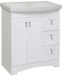 Runo Тумба с раковиной Мерида 70 – фотография-1