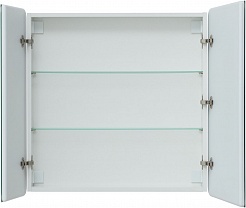 Aquanet Зеркальный шкаф Оптима 80 белый – фотография-5