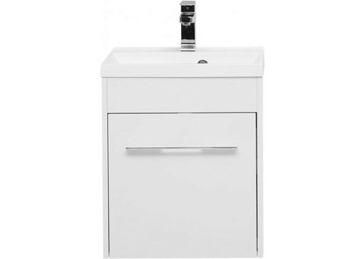 Aquanet Тумба с раковиной Августа 50 белая – картинка-3