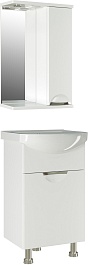 Mixline Мебель для ванной Этьен 50 R Элеганс белая – фотография-1