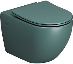 Grossman Унитаз подвесной Color GR-4411OLMS зеленый матовый – фотография-1