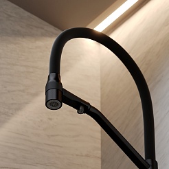 Sancos Смеситель для кухни Orta SC4008MB матовый черный – фотография-2