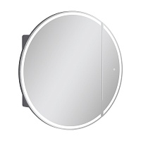 Equil Зеркальный шкаф Smile D80 графит софт