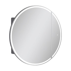 Equil Зеркальный шкаф Smile D80 графит софт – фотография-1