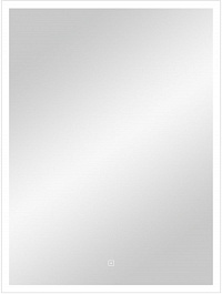 Continent Зеркало Frame White Led 600x800 – фотография-1