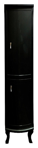 Misty Пенал для ванной Дайна 40 R черный – фото, картинка, фотография-1