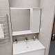 Mixline Мебель для ванной Лайн 80 R белая – фотография-23