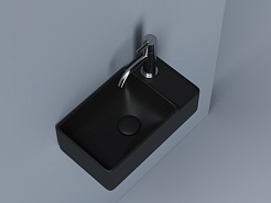 Ceramicanova Раковина Element 39/22 R CN5045MB чёрная матовая – фотография-3