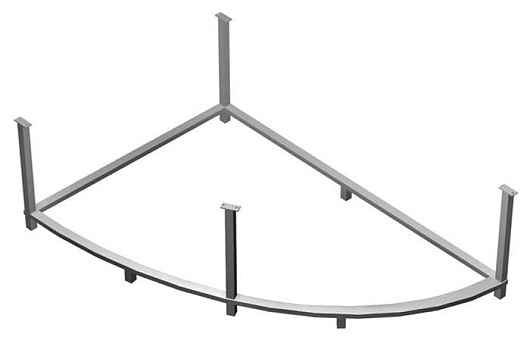 Alpen Каркас для ванны 170х110 KMA170110 – фото, картинка, фотография-1