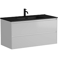 Sancos Тумба с раковиной Cento 100 белый глянец раковина Element 101 CN7003MB