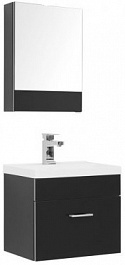 Aquanet Мебель для ванной Верона 50 черная – фотография-1