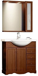 Opadiris Тумба с раковиной Карла 75 орех – фотография-2