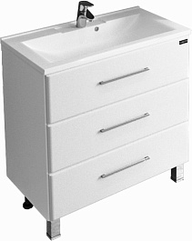 СанТа Тумба с раковиной Омега 80 напольная – фотография-1