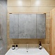 Бриклаер Мебель для ванной Форест 100 подвесная белый/дуб золотой – фотография-20
