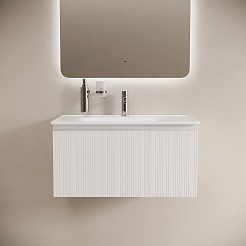 Sancos Мебель для ванной Code 80 белая – фотография-5