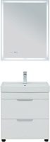 Aquanet Мебель для ванной Ирис New 60 белая глянцевая